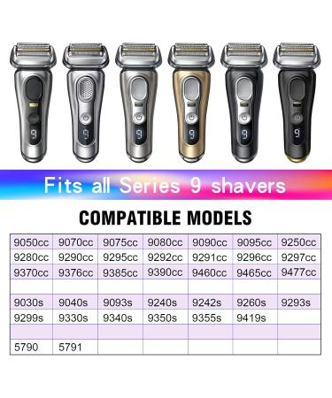 Buy Series 9 Replacement Shaver Head Compatible with Braun Razor | 92S/2PCS - International Shipping Available - Buy Online on GoSupps.com