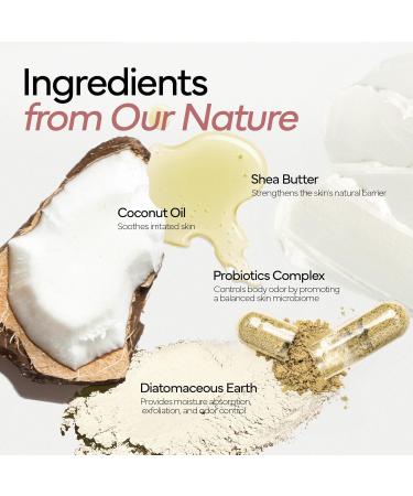 Natural Deodorant 72 Hour Odor Control | Aluminum Free Deodorant For Women and Men Non-Toxic Sandalwood & Musk Scent 1.76 oz - Buy Online on GoSupps.com