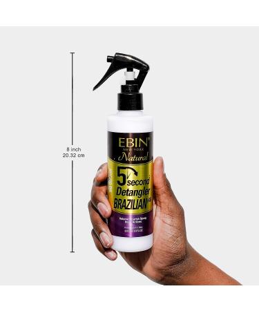 5 Second Detangler with Moroccan Argan Oil - Instant Lightweight Conditioning for Wig & Weave 8.5 oz | Softens, Smoothes, and Adds Natural Shine and Moisture - Buy Online on GoSupps.com