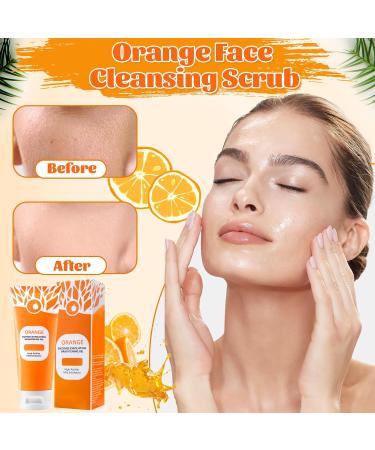 Dandin Natural orange exfoliating gel orange exfoliating gel orange cleansing peeling exfoliating gel peeling face for all deep cleansing 1 g 1er Pack - Buy Online on GoSupps.com