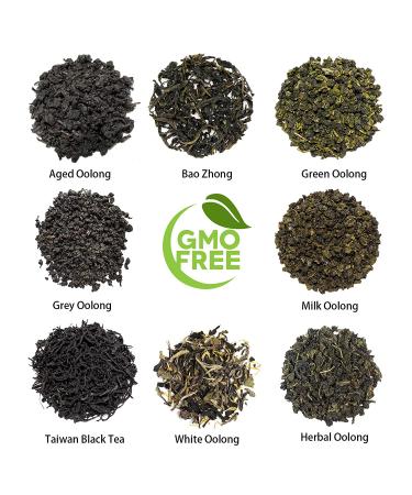 Yan Hou Tang Organic Green Oolong Tea Loose Leaf - 150g | Full Four Seasons Spring | High Mountain Raw Low Fermented | Fragrant Taste | Formosa Taiwan - Buy Online on GoSupps.com