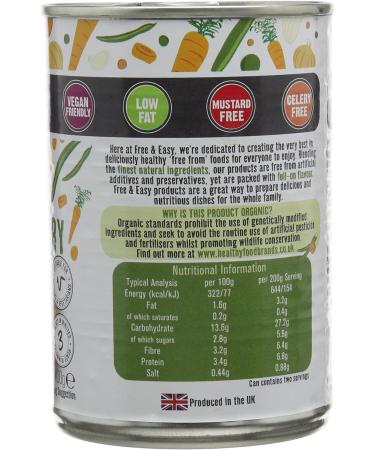 Organic Chickpea and Vegetable Curry 400g - Gluten-Free & Easy to Prepare - Buy Online on GoSupps.com