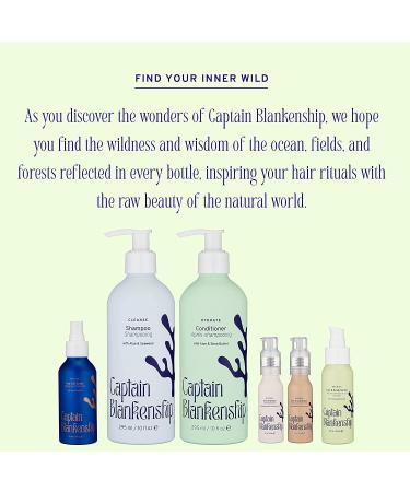 Captain Blankenship Texture Sea Salt Hair Spray - 4 oz - Beachy Waves, Volumizing, Plant-Based, Cruelty-Free & Vegan - Buy Online on GoSupps.com