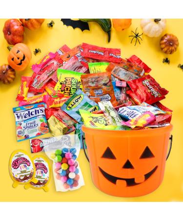 Halloween Care Package Gift Basket - 2 Lbs of Candy Treats, 55 Items Included - Buy Online on GoSupps.com