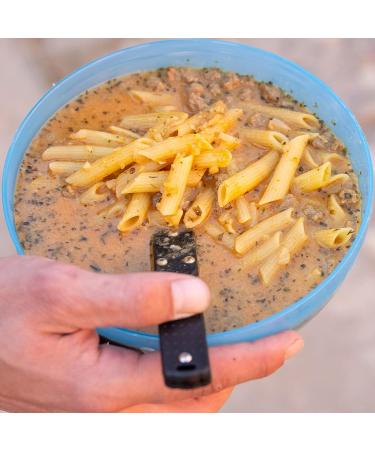 Sun Company Zero Bowls - 4-Pack Nesting Bowls with Water-Tight Lid for Camping | Dishwasher-Safe Travel Mess Kit | Blue Ice - Buy Online on GoSupps.com