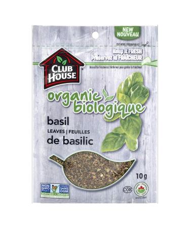 Club House Quality Natural Herbs & Spices Organic Basil Leaves 10g
