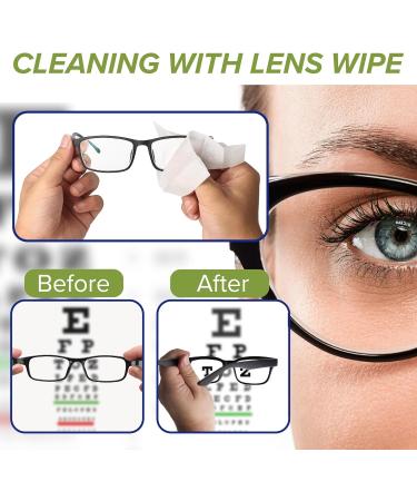 140 Individually Wrapped Glasses Cleaner Wipes - Lens Wipes for Spectacles, Cameras, Screens, and More - Buy Online on GoSupps.com