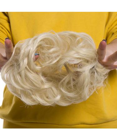 SEGO Hairpiece Bun Hair Tie - Thick Bleached Blonde #613C Hair Extensions for Voluminous Updos | International Shipping Available - Buy Online on GoSupps.com