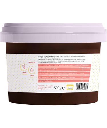 Hazelnut Spread Cream Ready to Use Spread for Decorations and Toppings - Gluten Free Pack of 500 Gr - Buy Online on GoSupps.com