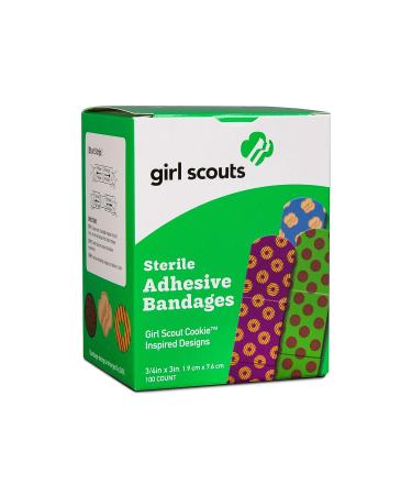 Dukal 1087751 Girl Scouts Adhesive Bandages - 100 Ct, Assorted Styles, 3/4x3 - Buy Online on GoSupps.com