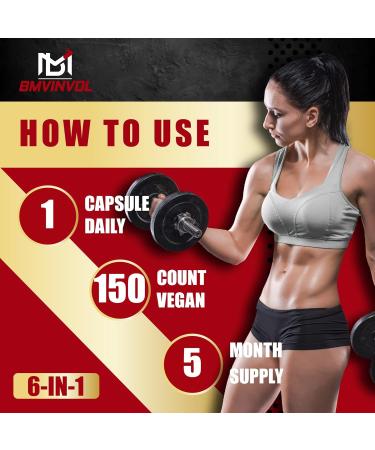 Berberine HCl 150 Capsules - Plus Ceylon Cinnamon Turmeric Milk Thistle Artichoke Black Pepper Berberine HCI Root Supplements Pills - Immune System - Buy Online on GoSupps.com