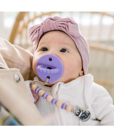 Ryan & Rose Cutie PAT Stage 2 Pacifier Teether in Orchid - 100% Silicone | BPA Free - Buy Online on GoSupps.com