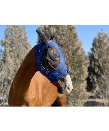 TGW Riding Super Fit Horse Fly Mask - Large Moon Design | Best Protection for Your Horse - Buy Online on GoSupps.com