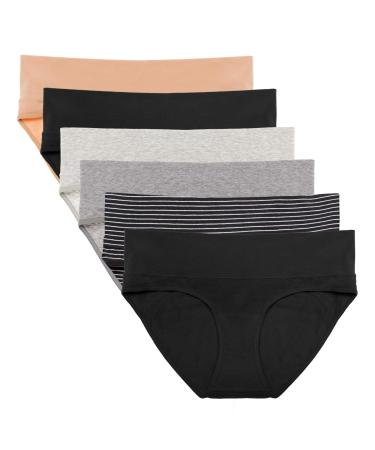 Intimate Portal Maternity Knickers | Pregnancy Postpartum Underwear | Foldable Under Bump Pants 16 6-pk Epitome