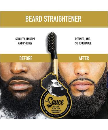 Beard Grooming Kit with Heated Straightener - Wash, Oil, Balm Included - Gift for Men - Buy Online on GoSupps.com