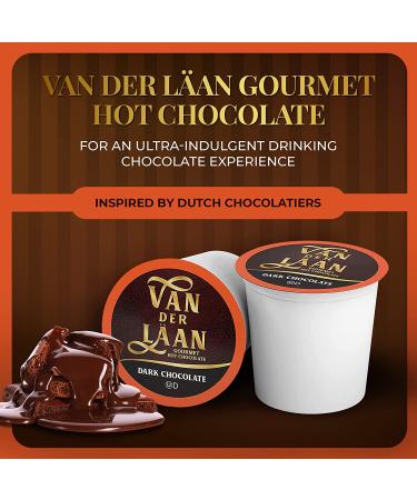 Van Der Laan Chocolate Hot Cocoa Pods - Gourmet Dutch Chocolate Assorted Variety Pack - 40 Count - Compatible with K Cup Brewers - Buy Online on GoSupps.com