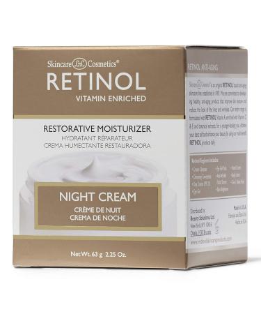 Retinol Anti-Aging Night Cream The Original for Younger Looking Skin Luxurious Restorative Moisturizer Works While You Sleep to Reduce Fine Lines and Other Signs of Aging