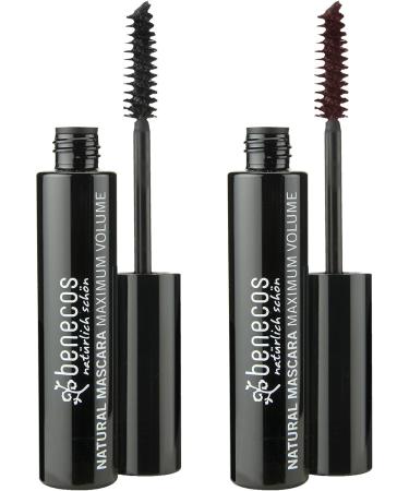 Maximum Volume Natural Mascara - BDIH Certified - Benecos - Brown - Buy Online on GoSupps.com
