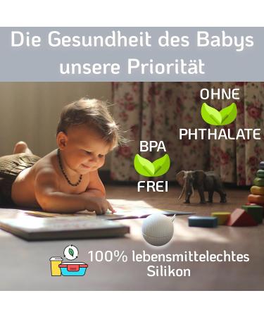 Schnullerbox Silicone | BPA-Free Pacifier Storage Travel Box | Safe High-Quality Accessories for Toddlers | Blue Pacifier Bag & Chain - Buy Online on GoSupps.com