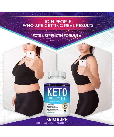 Keto Burn Pills - 1200mg Ultra Advanced Natural Ketogenic Fat Burner for Weight Loss, Energy, Focus & Metabolism - Appetite Suppressant for Men & Women - 60 Capsules - Buy Online on GoSupps.com