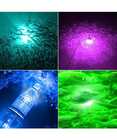 6 PCS Deep Drop LED Fishing Lights - Waterproof Colorful Flashing Strobe Bobbers for Saltwater & Freshwater Fishing - Buy Online on GoSupps.com