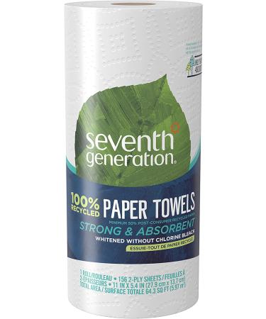 Seventh Generation 100% Recycled Paper Towels, 2-Ply, 24 Rolls - Eco-Friendly & Sustainable - Buy Online on GoSupps.com
