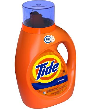Tide Liquid Laundry Detergent Original 32 Loads - 46 Fl Oz | Best International Shipping - Buy Online on GoSupps.com