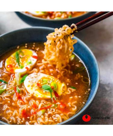 Nongshim Neoguri Seafood and Spicy Flavour 120g (Pack of 20) - Instant Korean Ramen Noodle - Buy Online on GoSupps.com