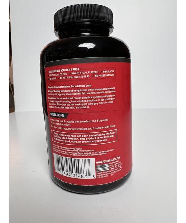 Buy FORCE FACTOR Test X180 Alpha Max Total Testosterone & Nitric Oxide Booster for Men | Enhance Athletic Performance & Blood Flow 180 Capsules - Buy Online on GoSupps.com