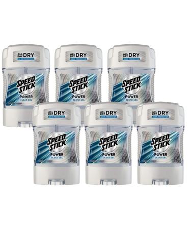 Speed Stick Power Antiperspirant Deodorant for Men Ultimate Sport -3 Ounce (Pack of 6)