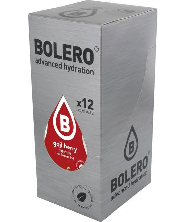Buy Bolero Drinks Goji - 12 x 9g Goji Berries (108g) | International Shipping Available - Buy Online on GoSupps.com
