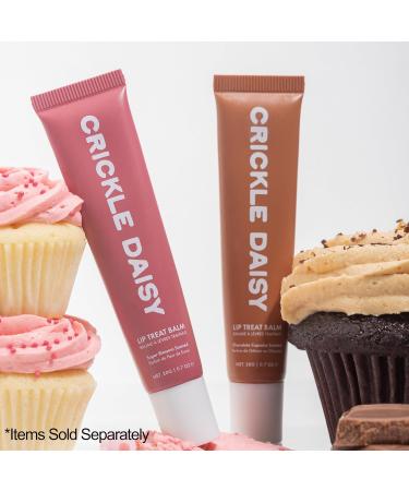 Crickle Daisy Lip Treat Balm - Hydrating & Nourishing Lip Balm with Avocado Olive and Coconut Oils Smooth Softening Lip Moisturizer & Protection for Very Dry Lips - Chocolate Cupcake Scented 0.7oz - Buy Online on GoSupps.com
