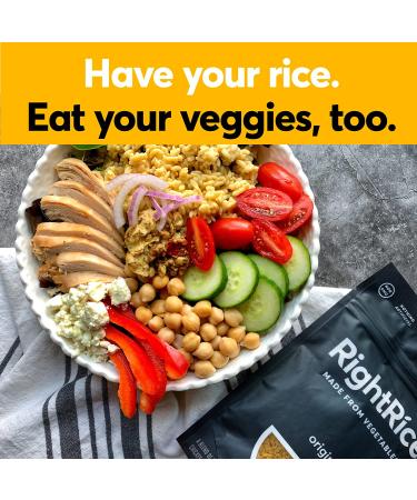 RightRice - Original (7oz. Pack of 3) | High-Protein Vegetarian Rice Alternative | Gluten-Free & Non-GMO - 21oz Total - Buy Online on GoSupps.com
