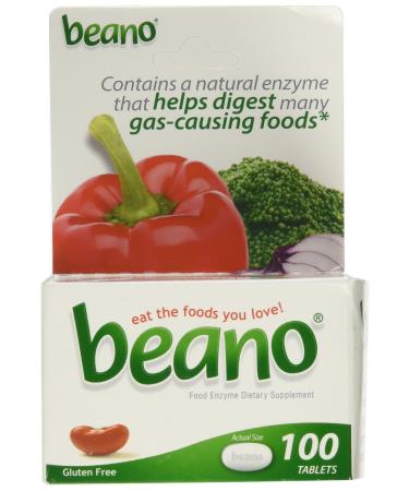 Beano Gas Relief Tablets (100 Count (Pack of 1))
