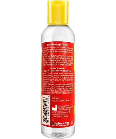 ID Lubricants 3some Flavored Massage Oil - Strawberry Banana | 4 fl oz | Warming Sensual Lube for Couples - Buy Online on GoSupps.com