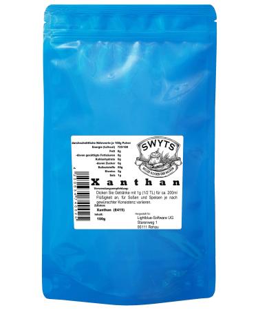 100g Xanthan - ingredients and additives from SWYTS - for better success in the kitchen