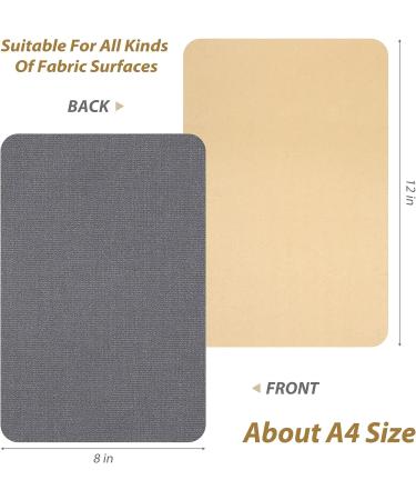 6 Pieces Upholstery Patch Sofa Couch Carpet Scratches Patch Velvet Repair Patch Self Adhesive Flannel Fabric Patch for Furniture Car Seats Jeans Hand Bag Jackets  11.81 x 7.87 Inch (Gray) - Buy Online on GoSupps.com