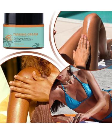  Generisch Self-tanning cream 50g fast tanning moisturizing and natural contains antioxidant protection for all skin types - Buy Online on GoSupps.com