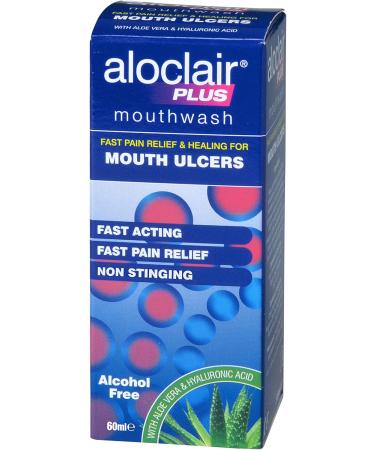 Buy Aloclair Plus Mouthwash 60 ml - Soothing Oral Care for Canker Sores | International Shipping Available - Buy Online on GoSupps.com