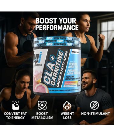 BPI Sports CLA+Carnitine CLA L Carnitine & Linoleic Acid L Carnitine Supplement for Weight Loss Metabolism & Lean Muscle Caffeine Free Pink Lemonade 50 Servings 12.34 oz - Buy Online on GoSupps.com