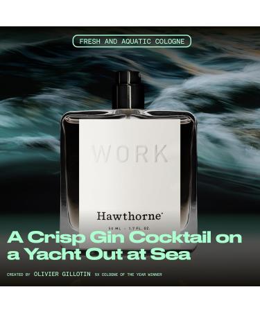 Hawthorne Fresh and Aquatic Cologne. Inspired by the Breezy Coasts of France. A Cold Gin Cocktail Out at Sea. Ocean Breeze Juniper Williamine Pear and Sandalwood Notes. 1.7 Fl Oz. - Buy Online on GoSupps.com