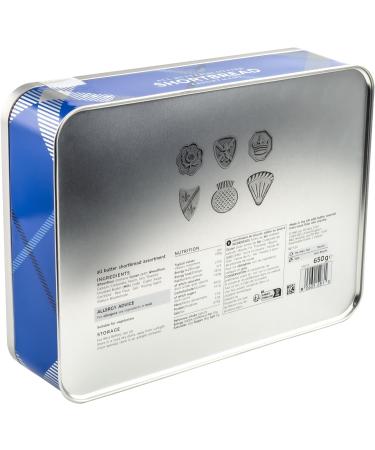 M&S Stag All Butter Scottish Shortbread Biscuit Assortment Tin Limited Edition Winter Stag Design Blue 650g - Buy Online on GoSupps.com