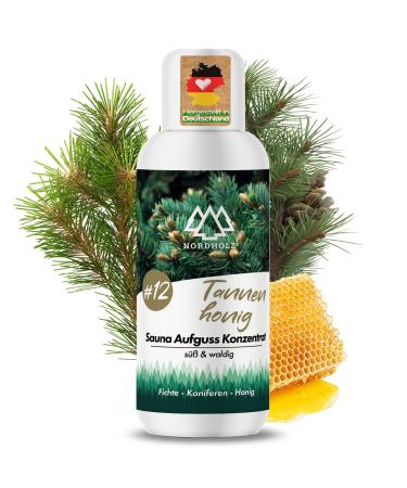 Nordholz sauna infusion choose from 48 varieties 100ml - sauna infusion agent #12 fir honey Special & natural sauna fragrance for intensive & relaxing moments - perfect sauna accessories