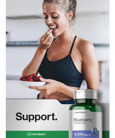 Horb ach Blueberry Extract Supplement | 150 Capsules | Blueberry Concentrate | Non-GMO Gluten Free - Buy Online on GoSupps.com
