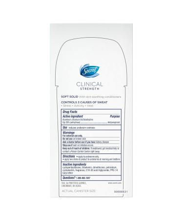 Shop Secret Clinical Strength Antiperspirant for Women - Active Fresh 2.6 oz | International Shipping Available - Buy Online on GoSupps.com