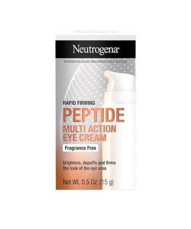 Neutrogena Rapid Firming Peptide Eye Cream - Pack of 4 | Hydrating, Fragrance-Free, & Brightening Formula to Reduce Fine Lines & Puffiness - Buy Online on GoSupps.com