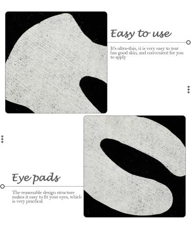 Healeved 1000pcs U-Shaped Eye Mask Paper - DIY Eye Pads for Facial Care & Moisturizing | Cotton Eye Covers for Healthy Skin - Buy Online on GoSupps.com