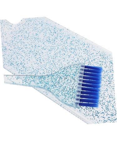 CRILSTYLEO 1 Set Translucent Hair Dye Set Hair Dye Bowl and Brush Hair Coloring Bowl and Brush Hair Dye Kit Brush and Bowl Hair Color Brush and Bowl Hair Color Mixing Bowl and Brush Pp 16.00X14.10X6.00CM Blue - Buy Online on GoSupps.com