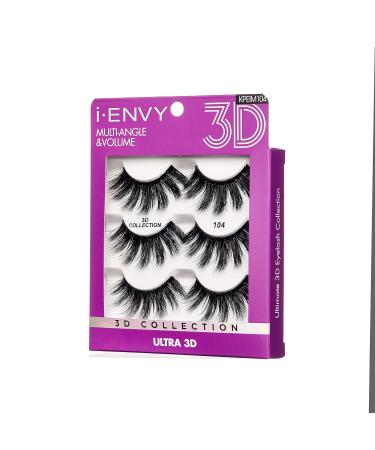 iEnvy False Eyelashes 3 Pairs - Fluffy & Natural Faux Mink Lashes (04) for Volume & Multiangle | Shop Internationally - Buy Online on GoSupps.com