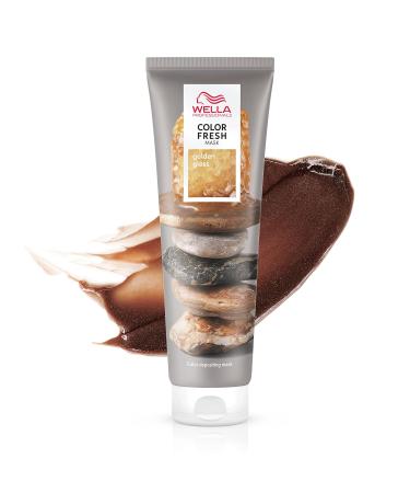 Wella Professionals Color Fresh Mask - Nourishing Hair Tint for All Types - 2 Set Golden Gloss & Red 150ml - Revitalize Your Hair Color - Buy Online on GoSupps.com
